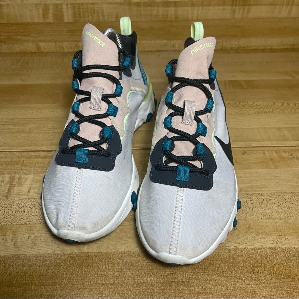 Nike Womens React Element 55 Fossil Stone Running… - image 3